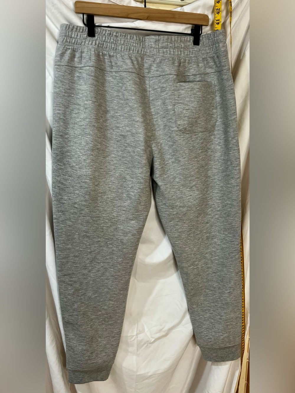 Men’s Gray Drawstring Sweatpants - Picture 3 of 5